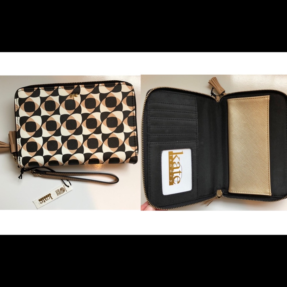Kate Landry wristlet with RFID security lining